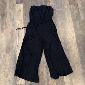 Old navy NWOT strapless black jumpsuit